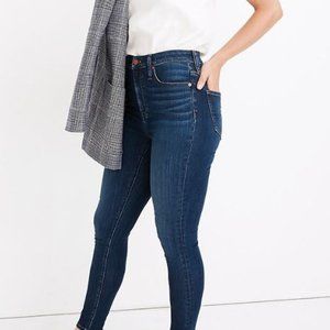 Madewell Petite Curvy High-Rise Skinny Jeans in Sussex Wash sz 32P